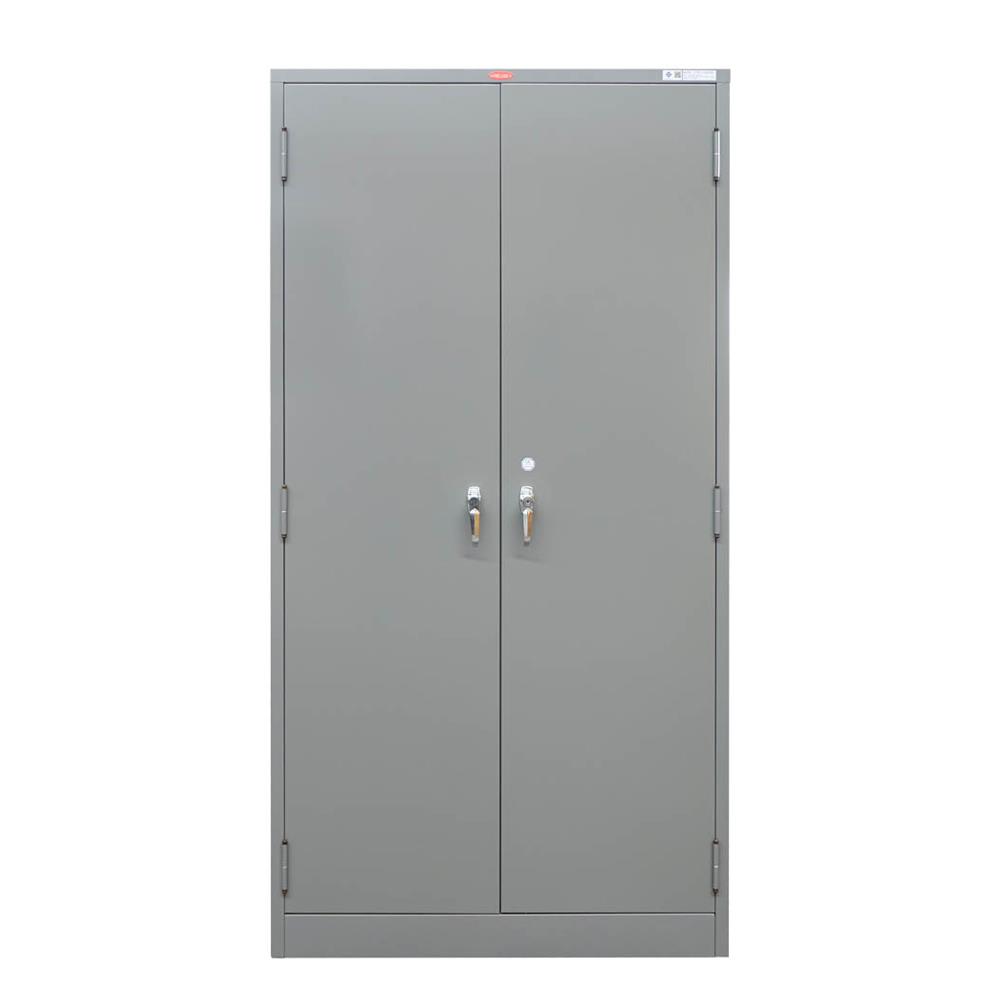 ตู้เหล็กสูง 2 บาน PRELUDE PK-211 สีเทาเข้ม