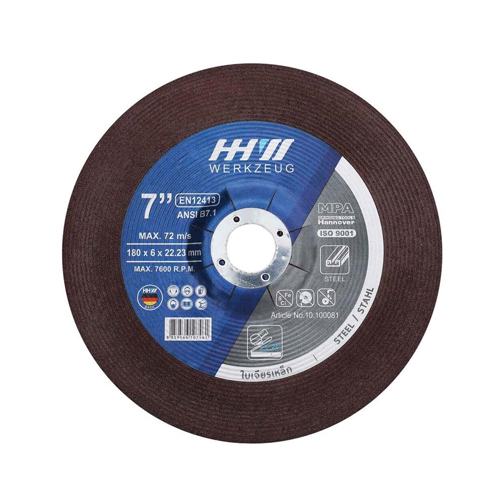 ใบเจียรเหล็กหนา HHW 7 นิ้ว