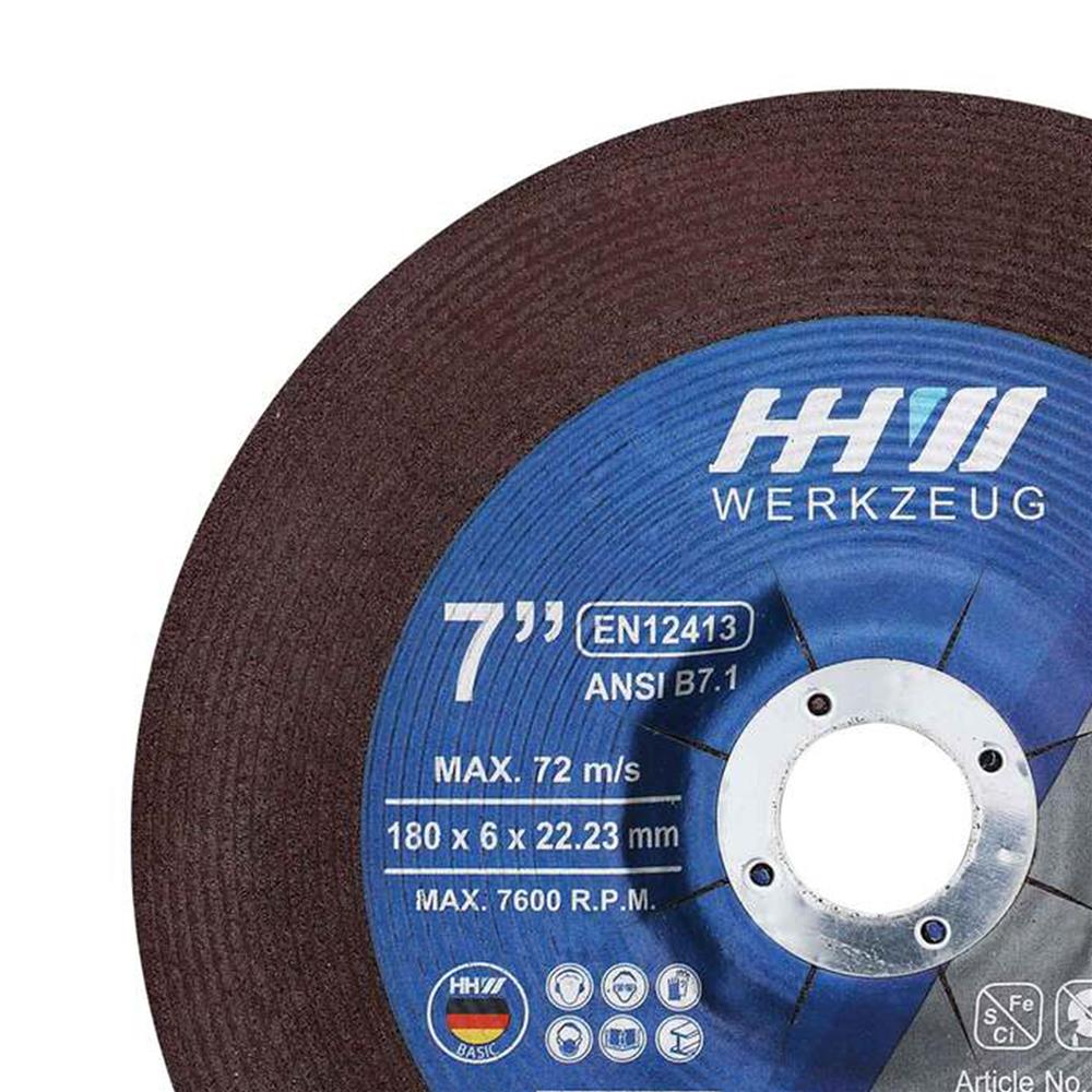 ใบเจียรเหล็กหนา HHW 7 นิ้ว