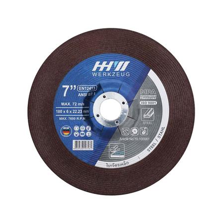 ใบเจียรเหล็กหนา HHW 7 นิ้ว_0