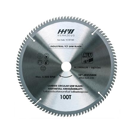 ใบเลื่อยอะลูมิเนียม HHW 10 นิ้ว 100 ฟัน_0