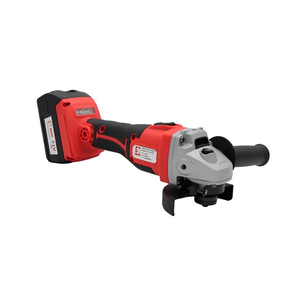 เครื่องเจียรไร้สาย (พร้อมแบตเตอรี่) KOVET KV-180100 4 นิ้ว 21 โวลต์