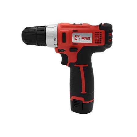 สว่านไร้สาย (พร้อมแบตเตอรี่) KOVET KV-1203D 10 มม. 12 โวลต์_1