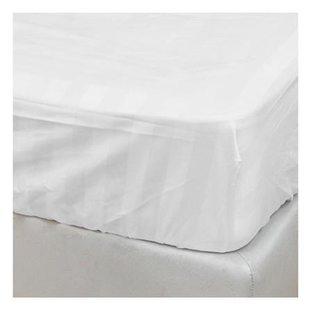 ผ้าปูที่นอน 6 ฟุต SWENY HOTEL สีขาว_3