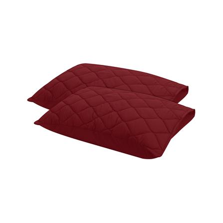 ปลอกหมอนหนุนกันเปื้อน PICASSO สี DARK RED แพ็ก 2 ชิ้น