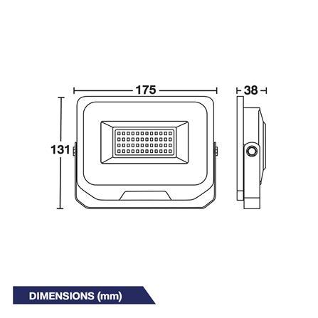 สปอตไลท์ภายนอก LED BEC SPEED 50 วัตต์ DAYLIGHT_4