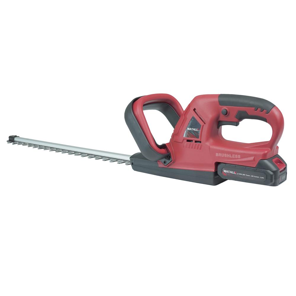 เครื่องตัดแต่งพุ่มไร้สาย (พร้อมแบตเตอรี่) MATALL HBHL2001 20 โวลต์
