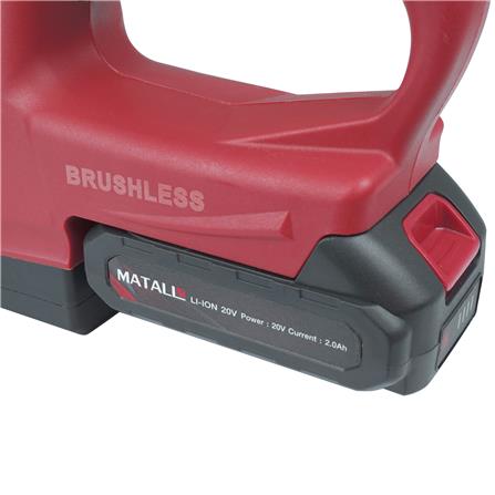 เครื่องตัดแต่งพุ่มไร้สาย (พร้อมแบตเตอรี่) MATALL HBHL2001 20 โวลต์_6