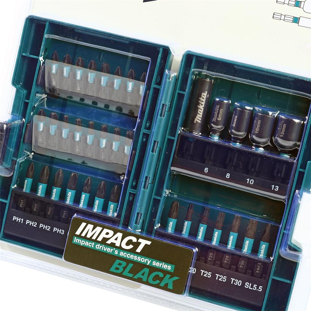 ชุดดอกไขควง พร้อมกล่อง MAKITA E-06638 35 ชิ้น