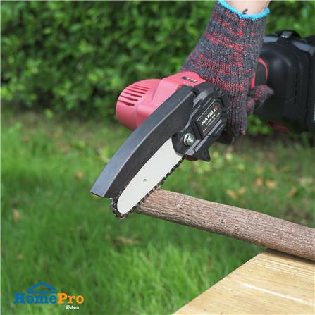 เลื่อยโซ่ไร้สาย (พร้อมแบตเตอรี่) MATALL HBHL1001 4 นิ้ว 20 โวลต์_8