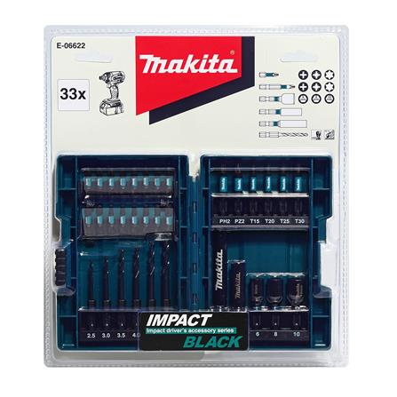 ชุดดอกไขควง พร้อมกล่อง MAKITA E-06622 33 ชิ้น_0
