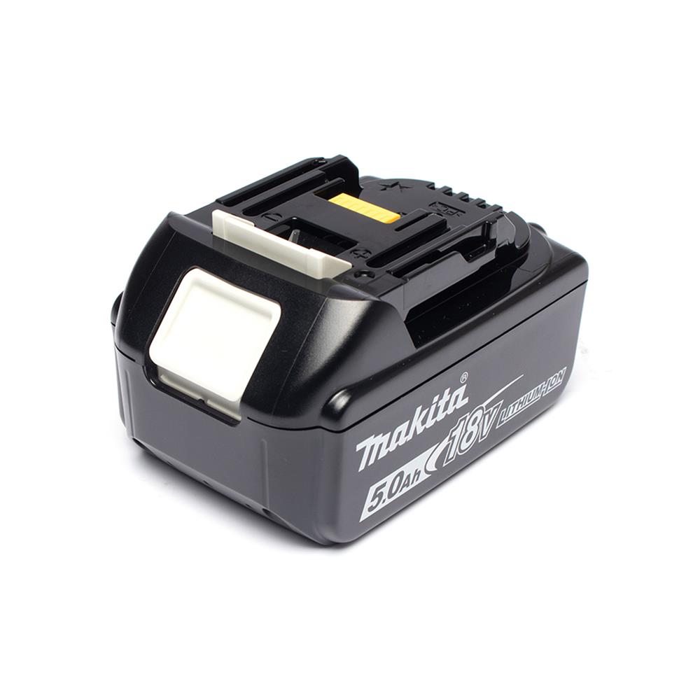 ชุดแบตเตอรี่และแท่นชาร์จ MAKITA BL1850B + DC18RC 18 โวลต์ 5.0 แอมป์ จำนวน 2 ก้อน