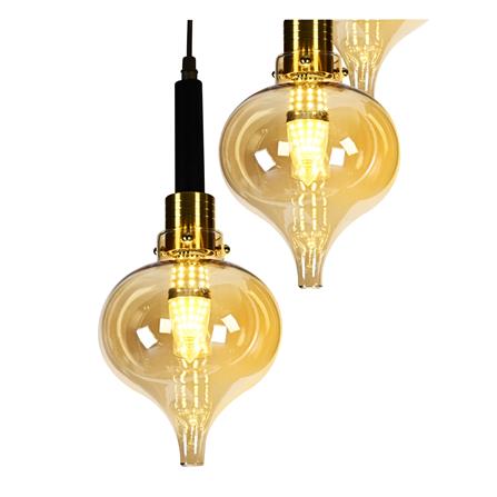 ไฟช่อ SUCCESS D2230-6 สีทอง/ชา/ดำ 6 หัว_1