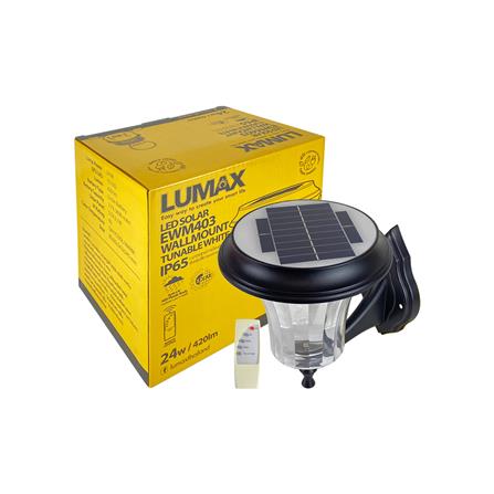 ไฟกิ่งภายนอก SOLAR LUMAX 74-00013_1 24 วัตต์ DAYLIGHT/COOL WHITE/WARM WHITE สีดำ_4