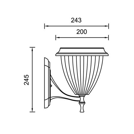 ไฟกิ่งภายนอก SOLAR LUMAX 74-00012_1 24 วัตต์ DAYLIGHT/COOL WHITE/WARM WHITE สีดำ_7