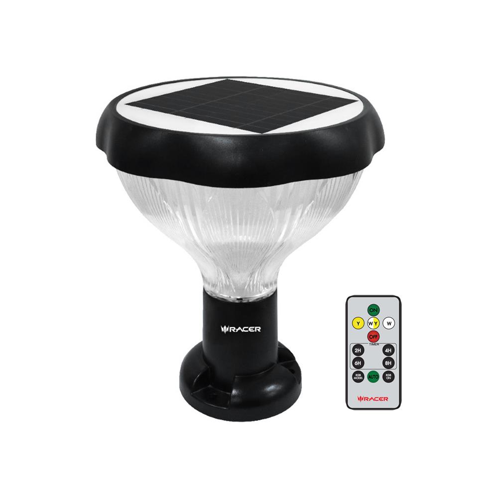 ไฟหัวเสา SOLAR RACER MILANO 2 40 วัตต์ RGB