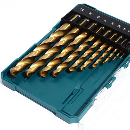 ชุดดอกสว่าน MAKITA HSS-TIN D-72840 สีทอง 10 ชิ้น_2