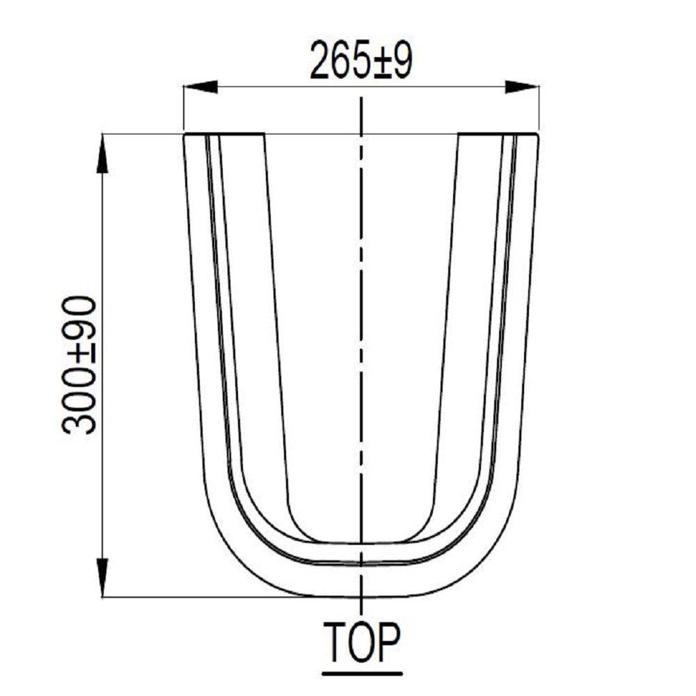 ขาตั้งอ่างล้างหน้าแบบครึ่ง AMERICAN STANDARD 7062-WT-0 สีขาว