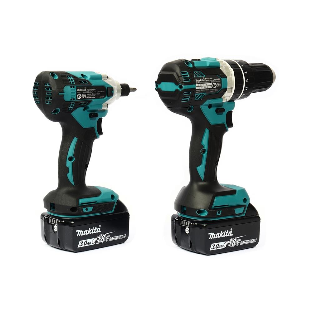 ชุดสว่านและไขควงกระแทกไร้สาย COMBO KIT (พร้อมแบตเตอรี่) MAKITA DLX2417J 18 โวลต์