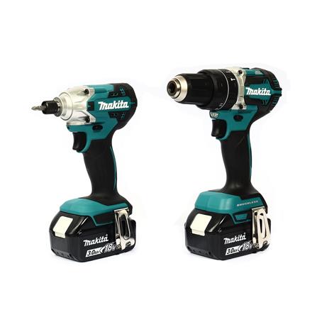 ชุดสว่านและไขควงกระแทกไร้สาย COMBO KIT (พร้อมแบตเตอรี่) MAKITA DLX2417J 18 โวลต์_1
