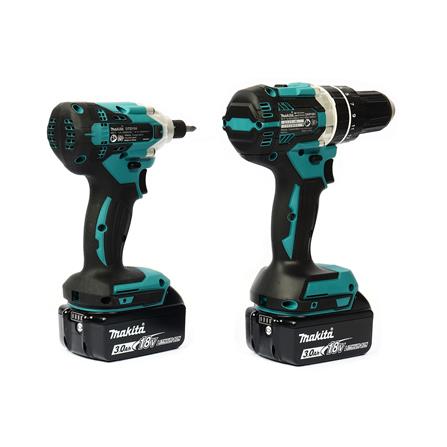 ชุดสว่านและไขควงกระแทกไร้สาย COMBO KIT (พร้อมแบตเตอรี่) MAKITA DLX2417J 18 โวลต์_2