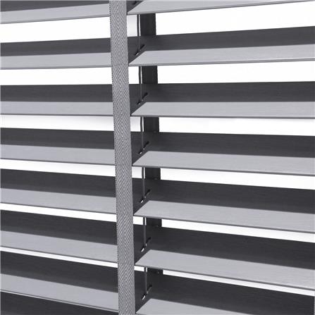 มู่ลี่ PVC HOME LIVING STYLE FAUX WOOD 70X130 ซม. สีเทา_2