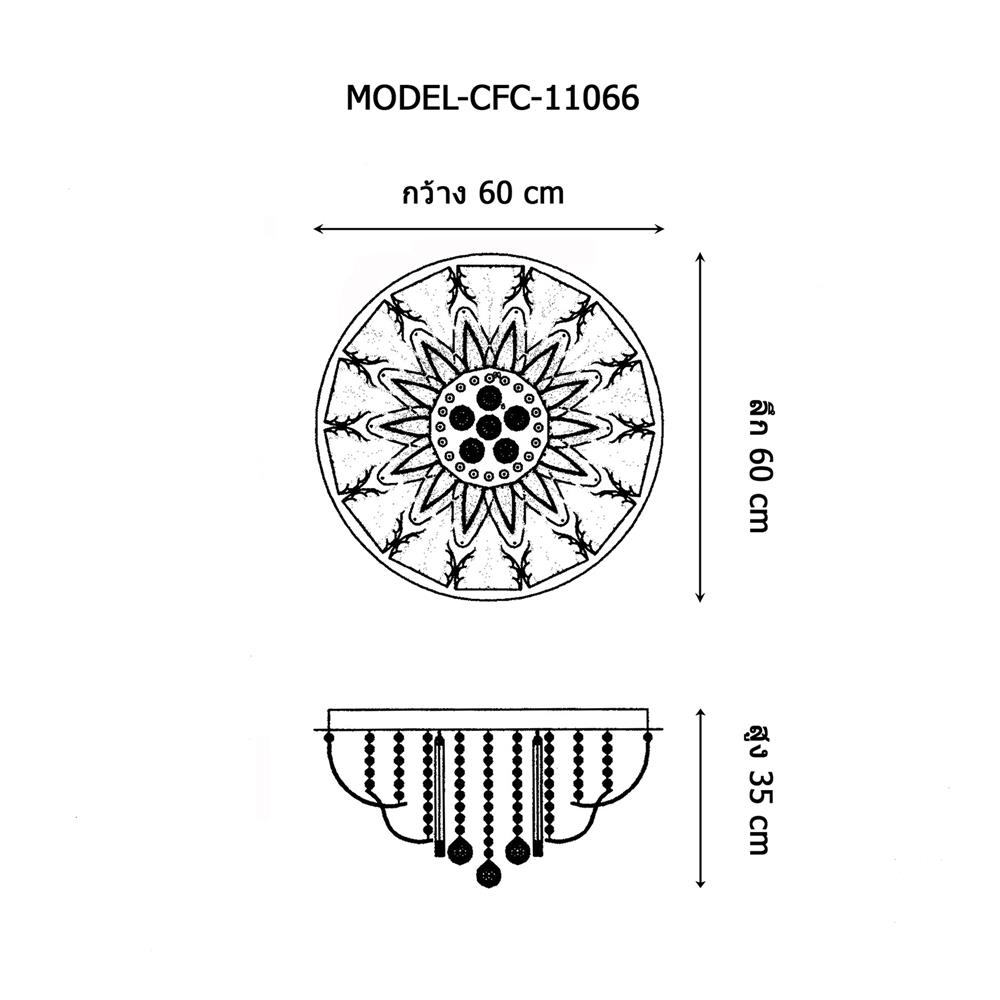 ไฟถาด LED EVL CFC-11066 32 วัตต์ DAYLIGHT/COOL WHITE/WARM WHITE สีขาว/ส้ม/เหลือง 1 หัว