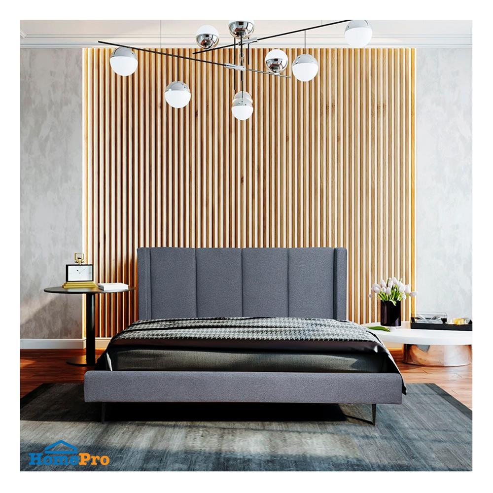 ฐานรองหัวเตียง 5 ฟุต HOME LIVING STYLE OLIVIA สี DARK GREY