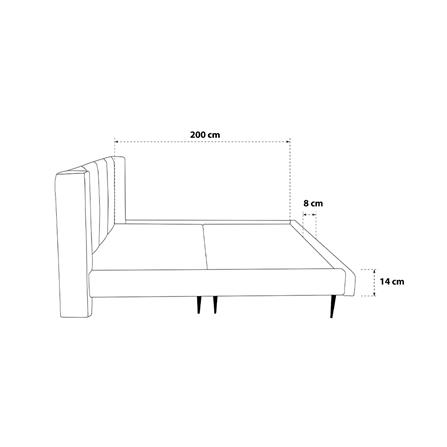 ฐานรองหัวเตียง 5 ฟุต HOME LIVING STYLE OLIVIA สี DARK GREY_7