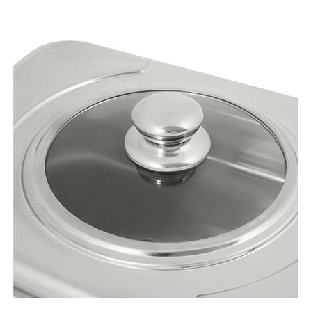 อ่างอาหารพร้อมฝาแก้วกลม V-ONE 40x30 ซม._3