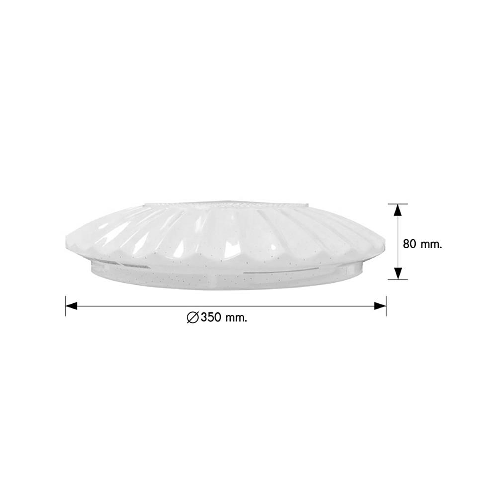 ไฟเพดาน LED RACER POP BRIGHT PB01 14 นิ้ว 24 วัตต์ DAYLIGHT สีขาว