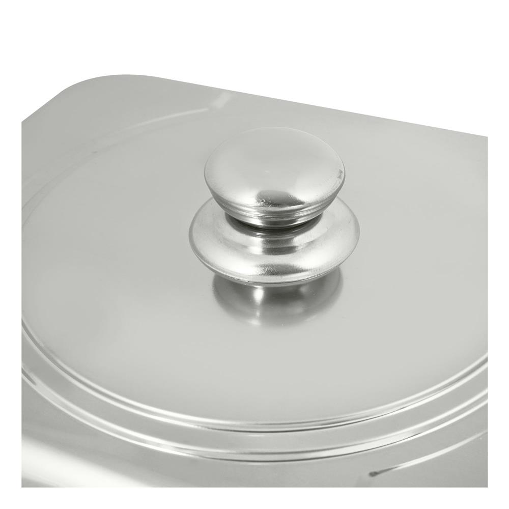 อ่างอาหารพร้อมฝาสเตนเลส MOUNTAIN 33x27 ซม.