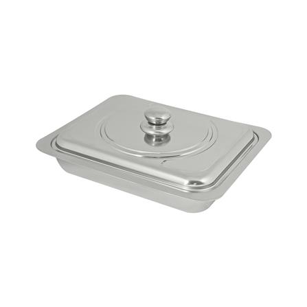 อ่างอาหารพร้อมฝาสเตนเลส MOUNTAIN 33x27 ซม._0