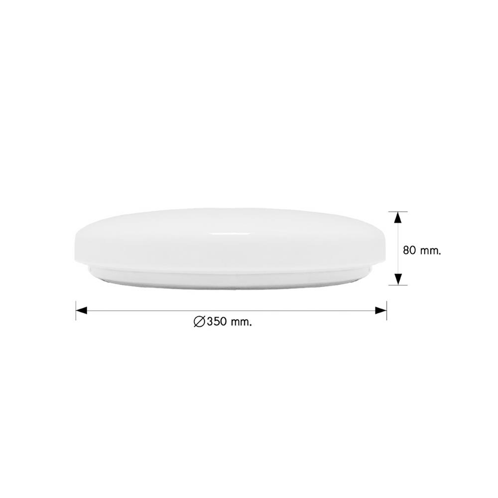 ไฟเพดาน LED RACER POP BRIGHT PB02 14 นิ้ว 24 วัตต์ DAYLIGHT สีขาว