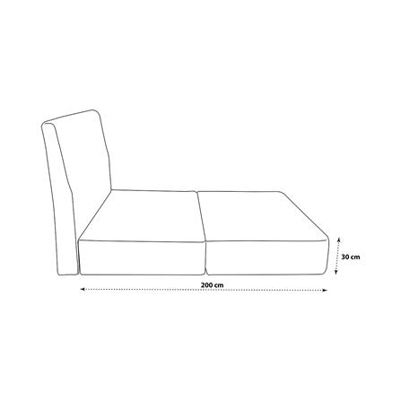 ฐานรองหัวเตียง 6 ฟุต HOME LIVING STYLE ALICE สีเบจ_7