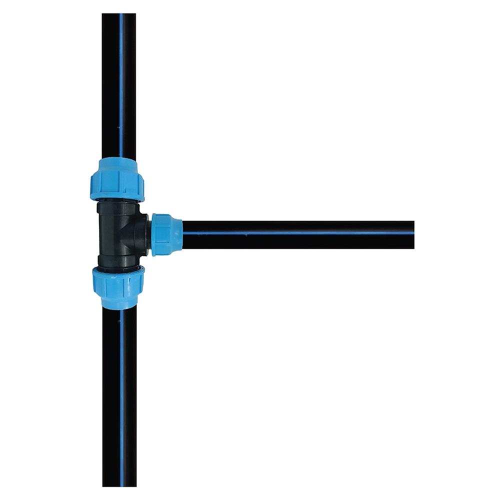 ข้อต่อสามทางลดสวมล็อก ตรามือ PN16 32x20x32 มม.