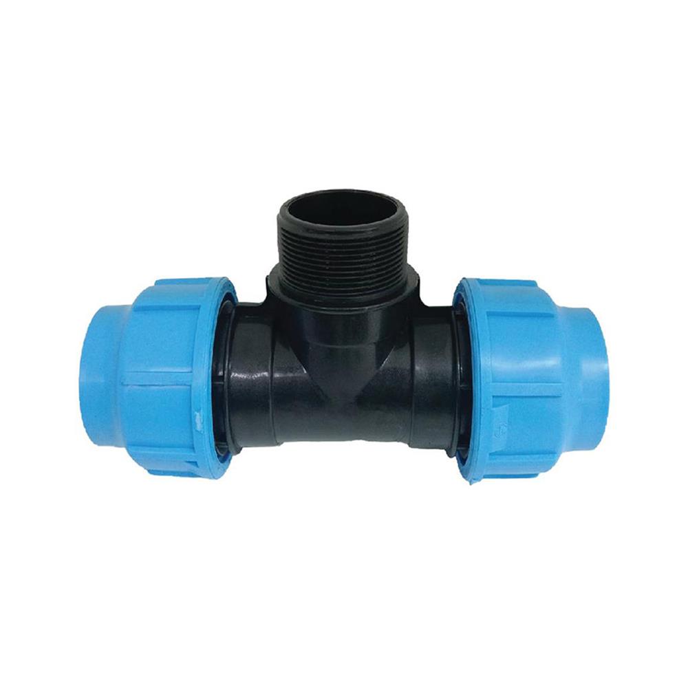 ข้อต่อสามทางเกลียวนอก ตรามือ PN16 25 มม.X1/2 นิ้ว