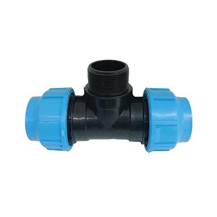 ข้อต่อสามทางเกลียวนอก ตรามือ PN16 32 มม.X1/2 นิ้ว_0