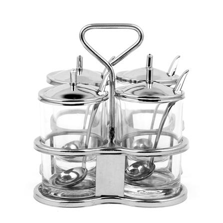 ชุดเครื่องปรุงแก้ว 4 ช่อง ANCHOR 606