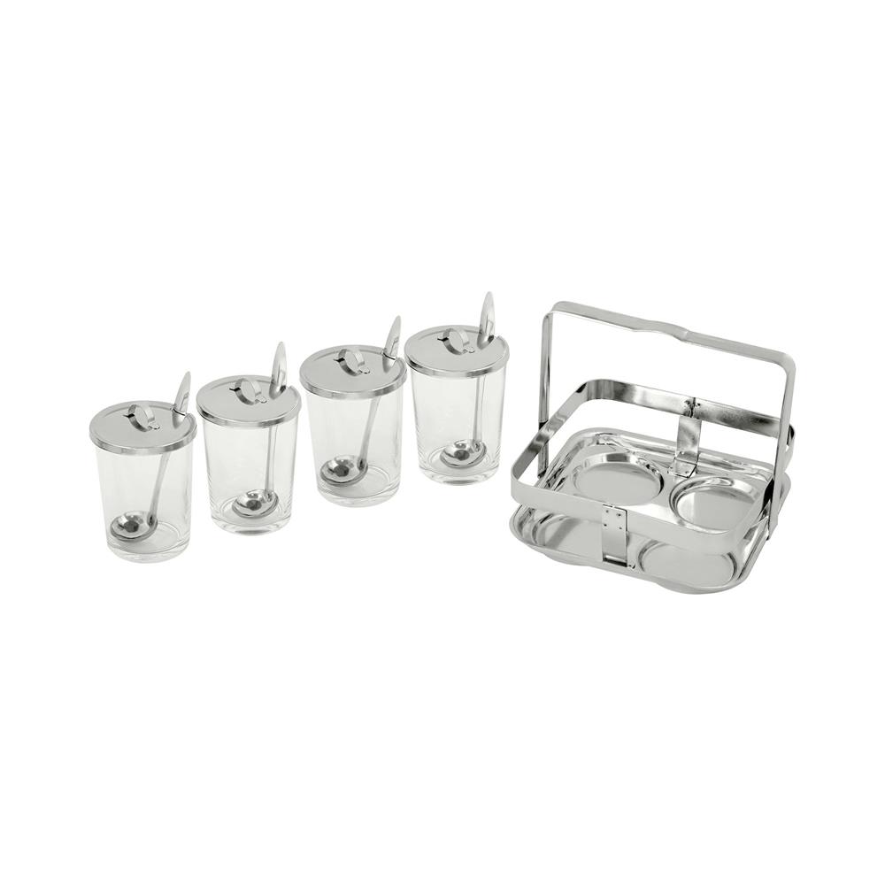 ชุดเครื่องปรุงแก้ว 4 ช่อง ANCHOR 212