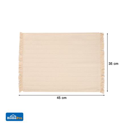 แผ่นรองจาน KECH CHARM สีครีม_4