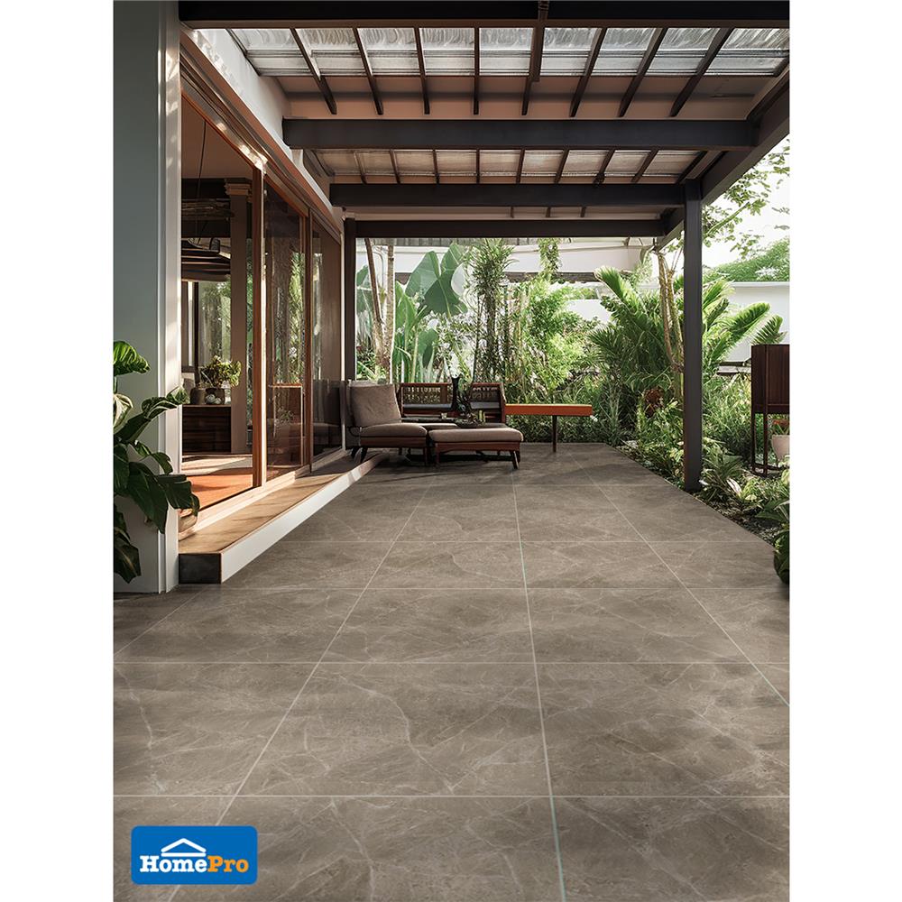 กระเบื้องพื้น 60x60 ซม. TARA เคนชิน น้ำตาล A 1.44M2