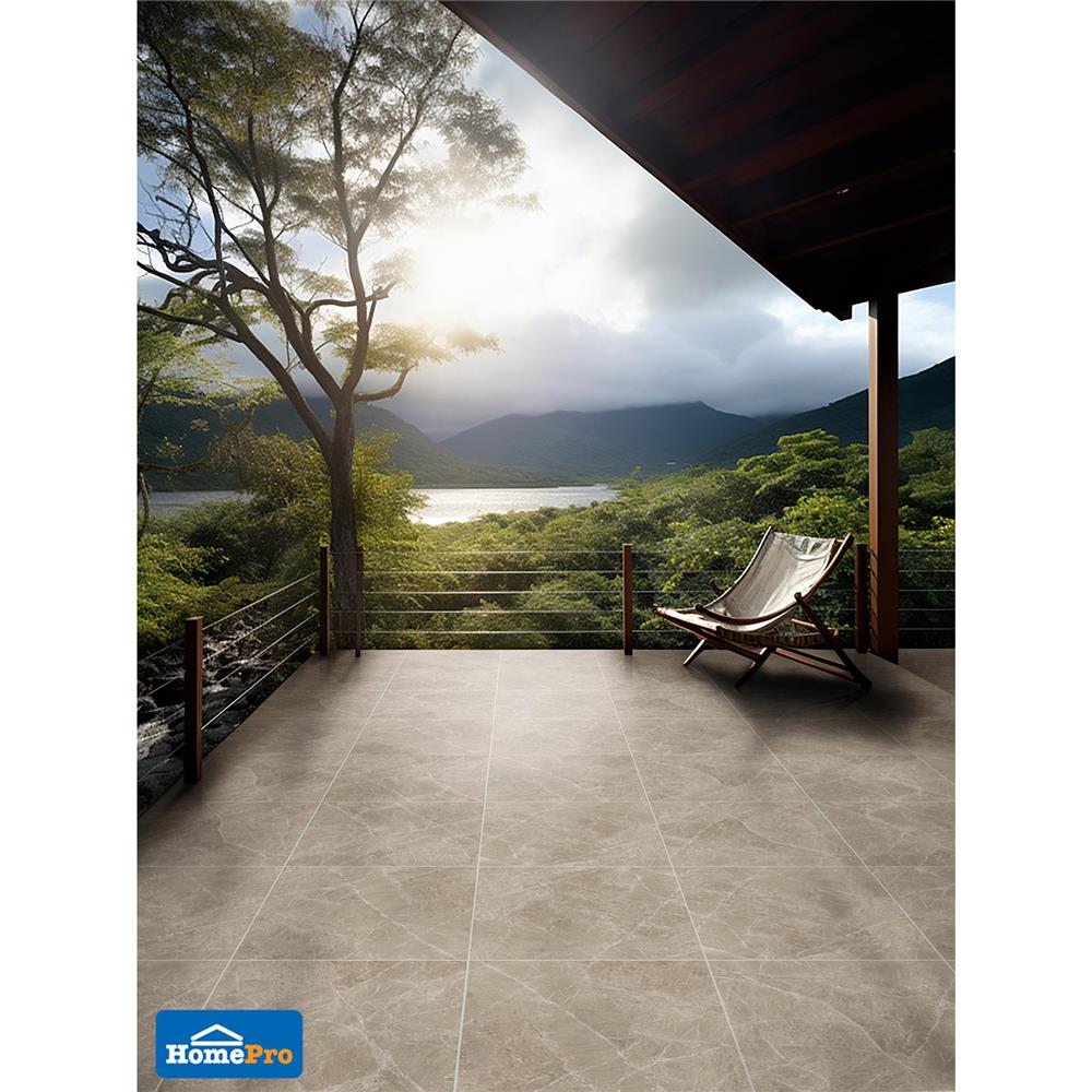 กระเบื้องพื้น 60x60 ซม. TARA เคนชิน น้ำตาล A 1.44M2