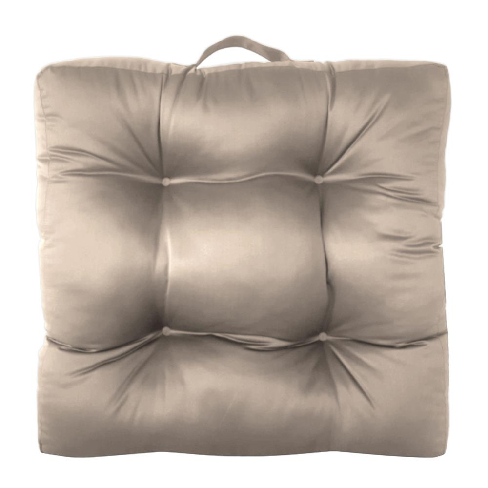 เบาะรองนั่ง HOME LIVING STYLE SATINY 22X22 นิ้ว สีเบจ