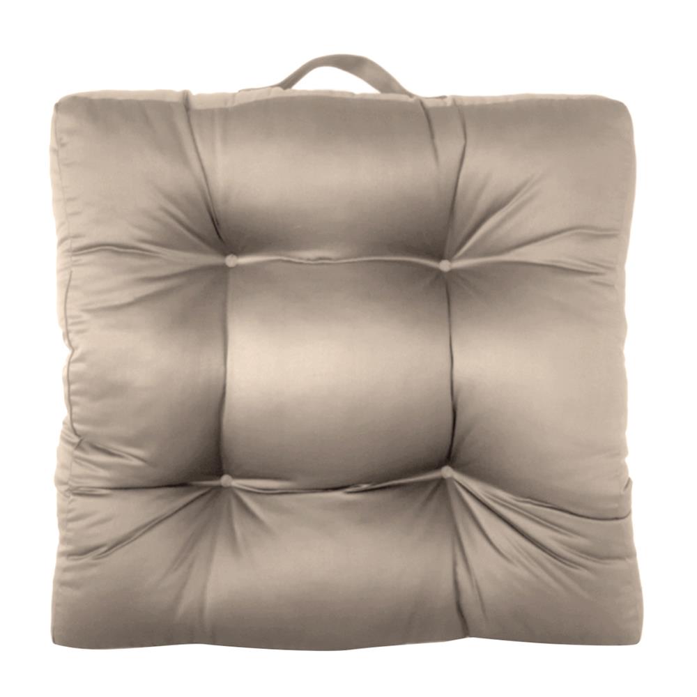 เบาะรองนั่ง HOME LIVING STYLE SATINY 22X22 นิ้ว สีเบจ