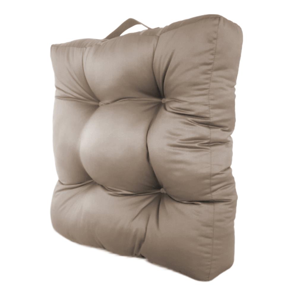 เบาะรองนั่ง HOME LIVING STYLE SATINY 22X22 นิ้ว สีเบจ