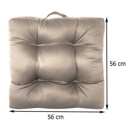 เบาะรองนั่ง HOME LIVING STYLE SATINY 22X22 นิ้ว สีเบจ_5