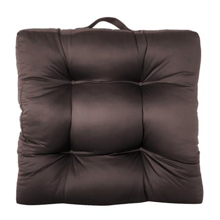 เบาะรองนั่ง HOME LIVING STYLE SATINY 22X22 นิ้ว สีน้ำตาลเข้ม