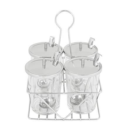 ชุดเครื่องปรุงแก้ว 4 ช่อง ANCHOR 909