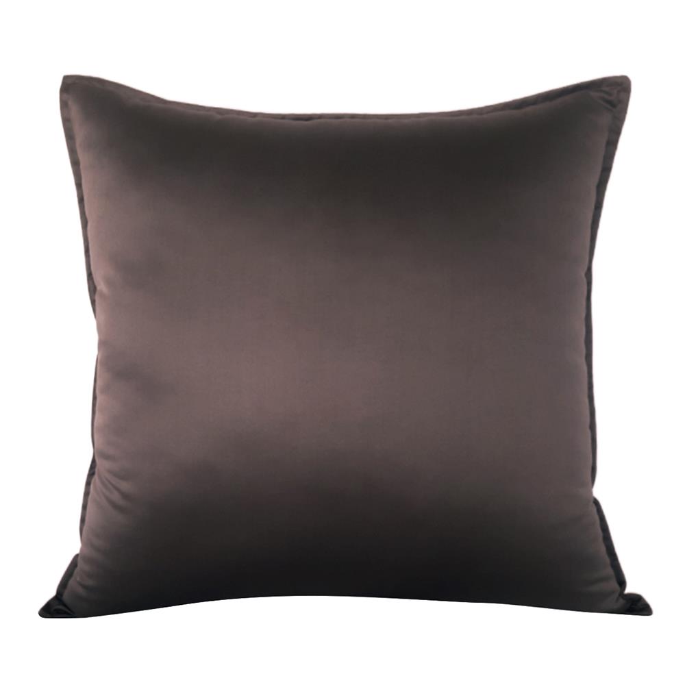 หมอนอิง HOME LIVING STYLE SATINY 24X24 นิ้ว สีน้ำตาลเข้ม